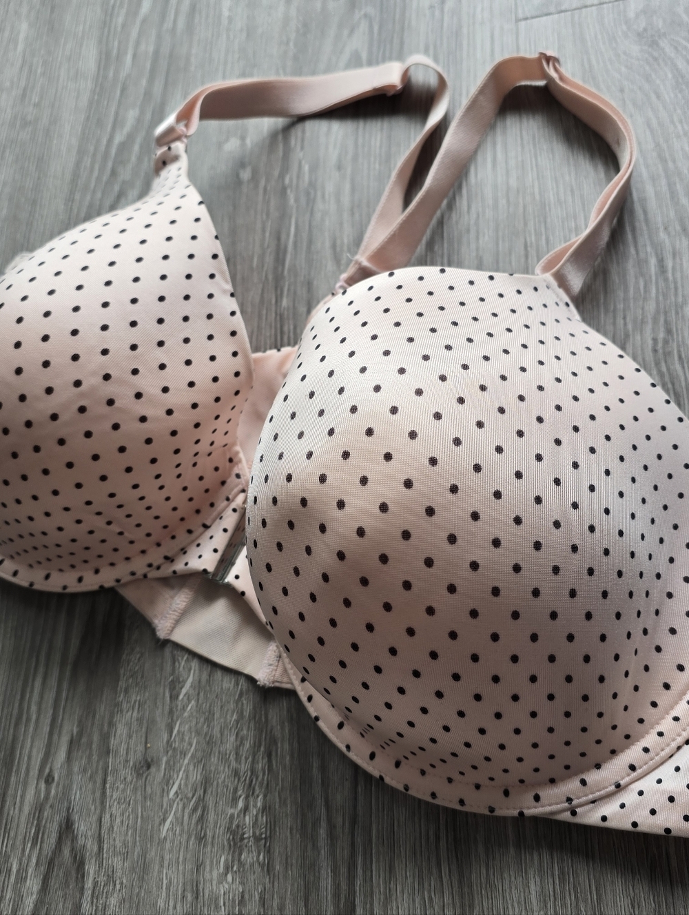 VOGLO Angela 42DDD Polka Dot Bra Front Close Racerback
